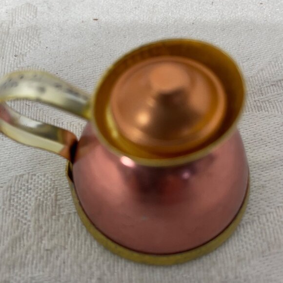 Copper Brass Colored Miniature Kettles Bowls Pots Pails Doll House - Picture 9 of 9